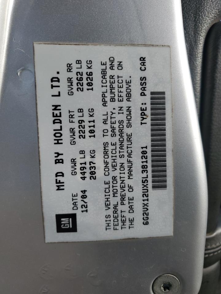 PONTIAC GTO 2005 6G2VX12UX5L381201 Photo 15