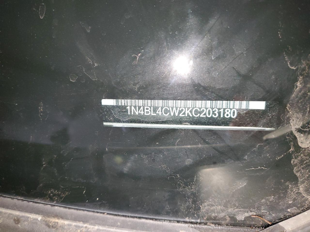 1N4BL4CW2KC203180 NISSAN ALTIMA 2019