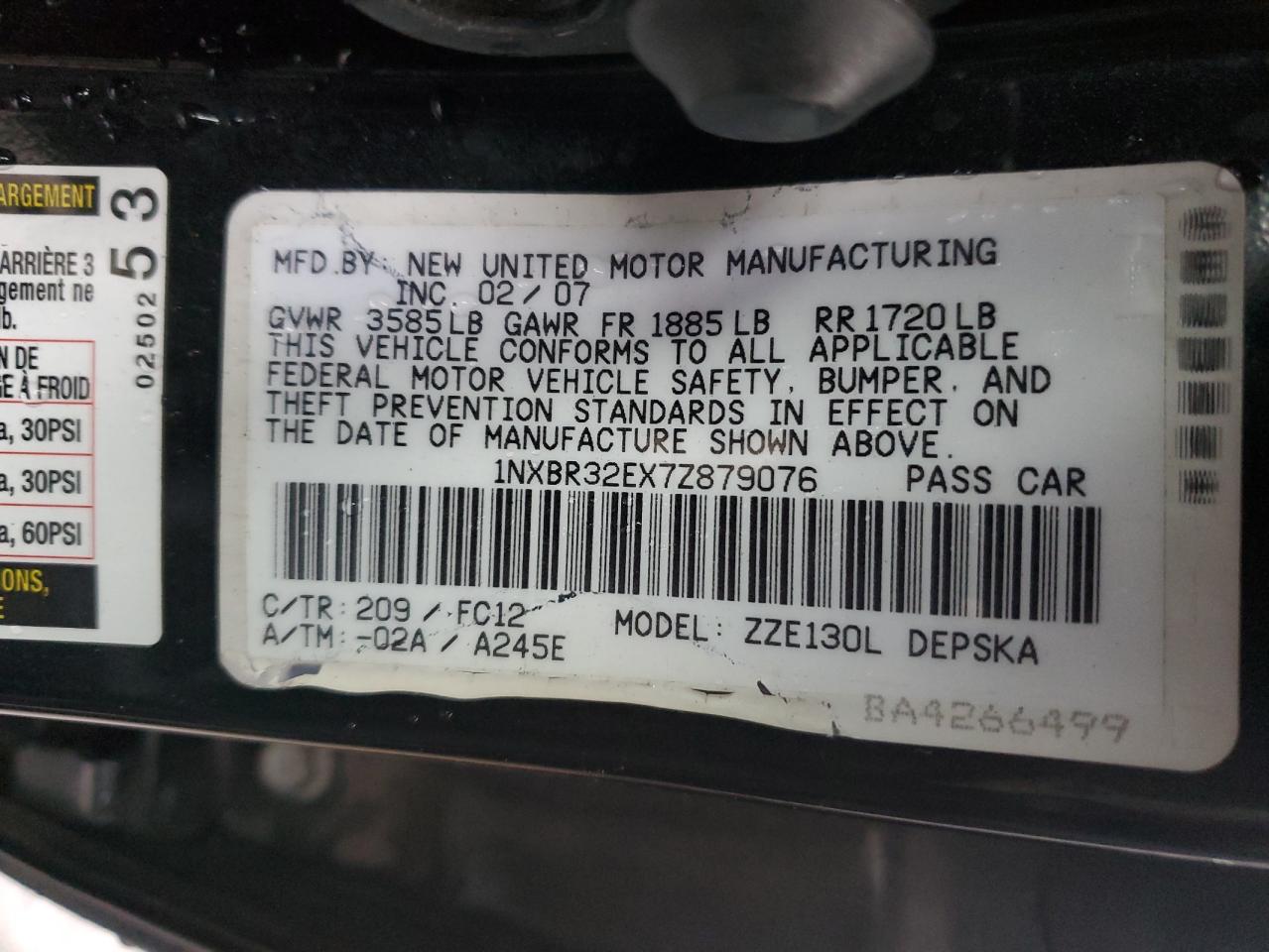 2007 Toyota Corolla - Image 13
