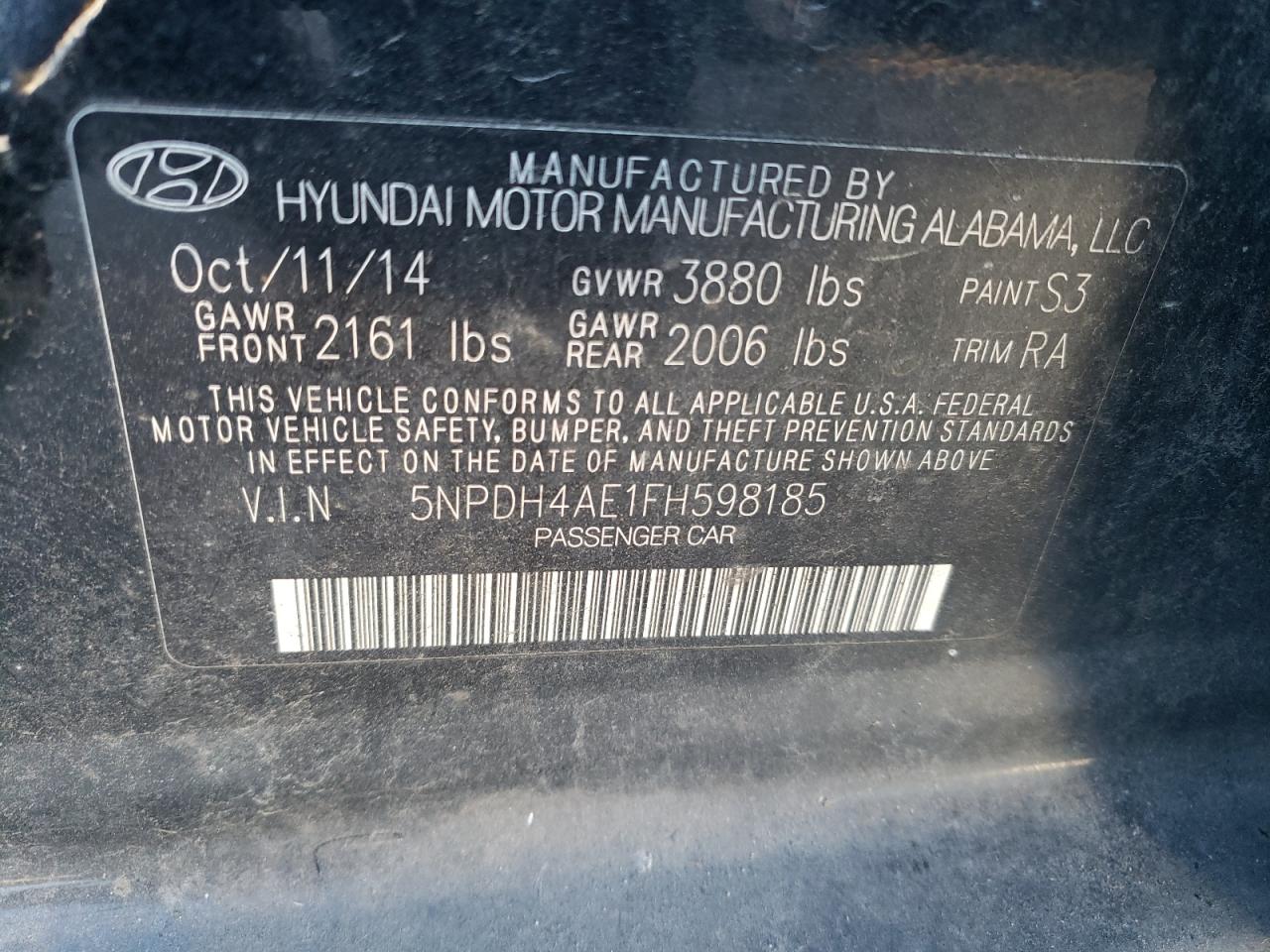 2015 Hyundai Elantra - Image 12