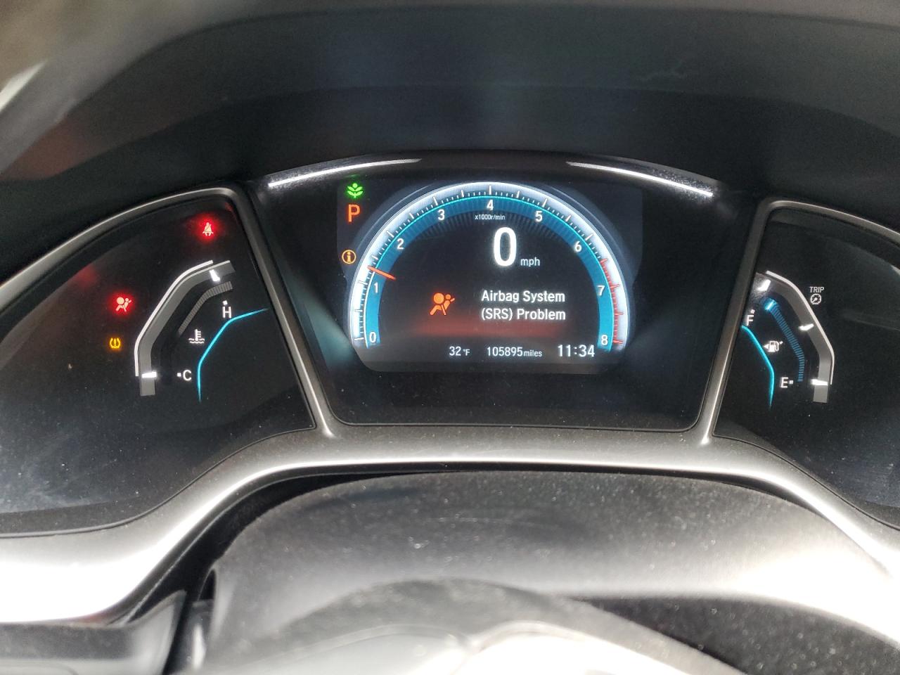 19XFC1F71GE007424 HONDA CIVIC 2016