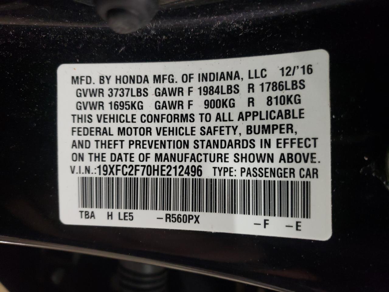 2017 Honda Civic - Image 12