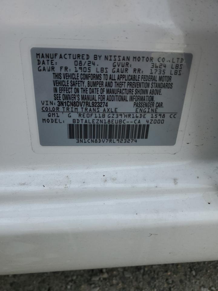 3N1CN8DV7RL923274 NISSAN VERSA 2024
