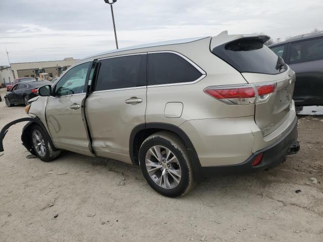  TOYOTA HIGHLANDER 2014 Бежевий