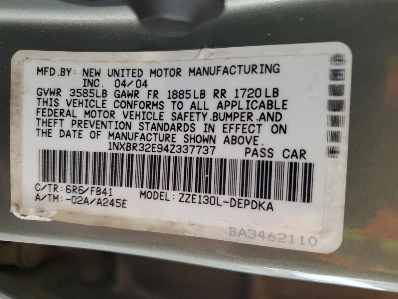 2004 Toyota Corolla - Image 12