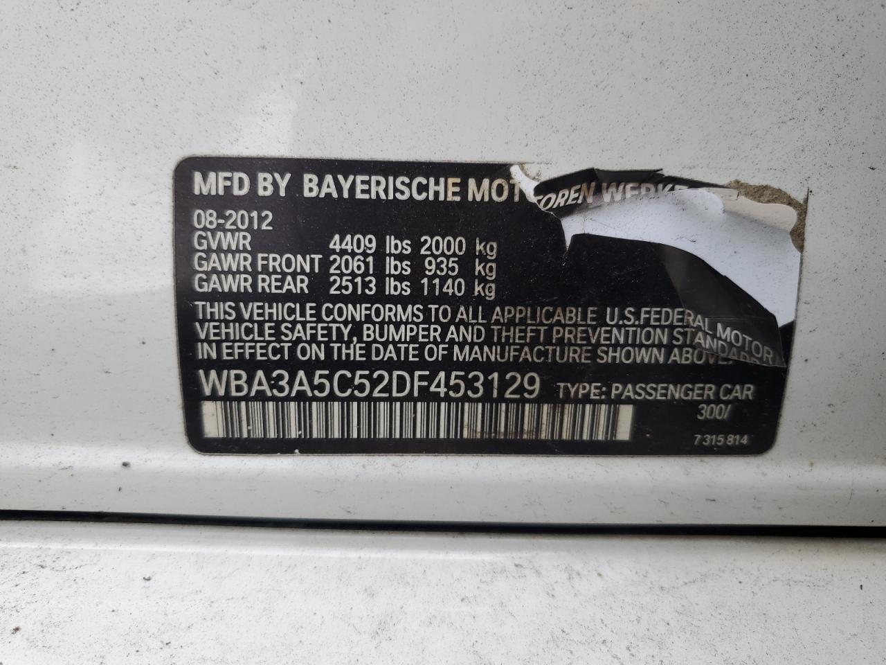 2013 BMW 3er - Image 12