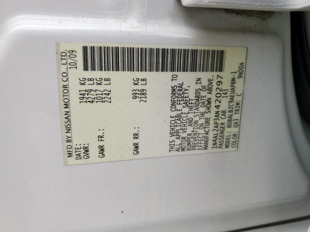 2010 Nissan Altima - Image 13