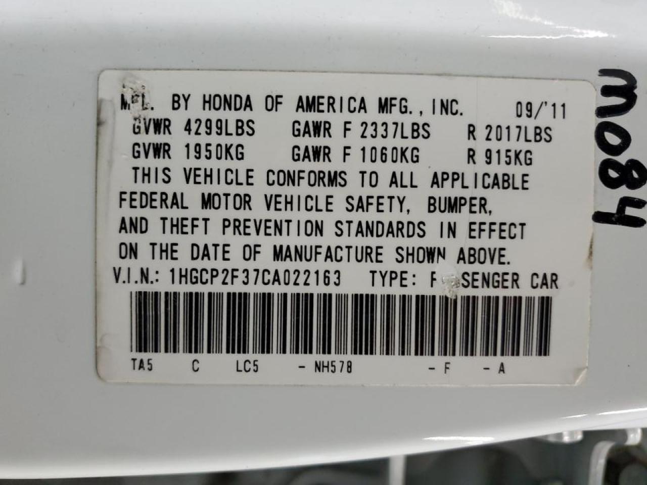 2012 Honda Accord - Image 14