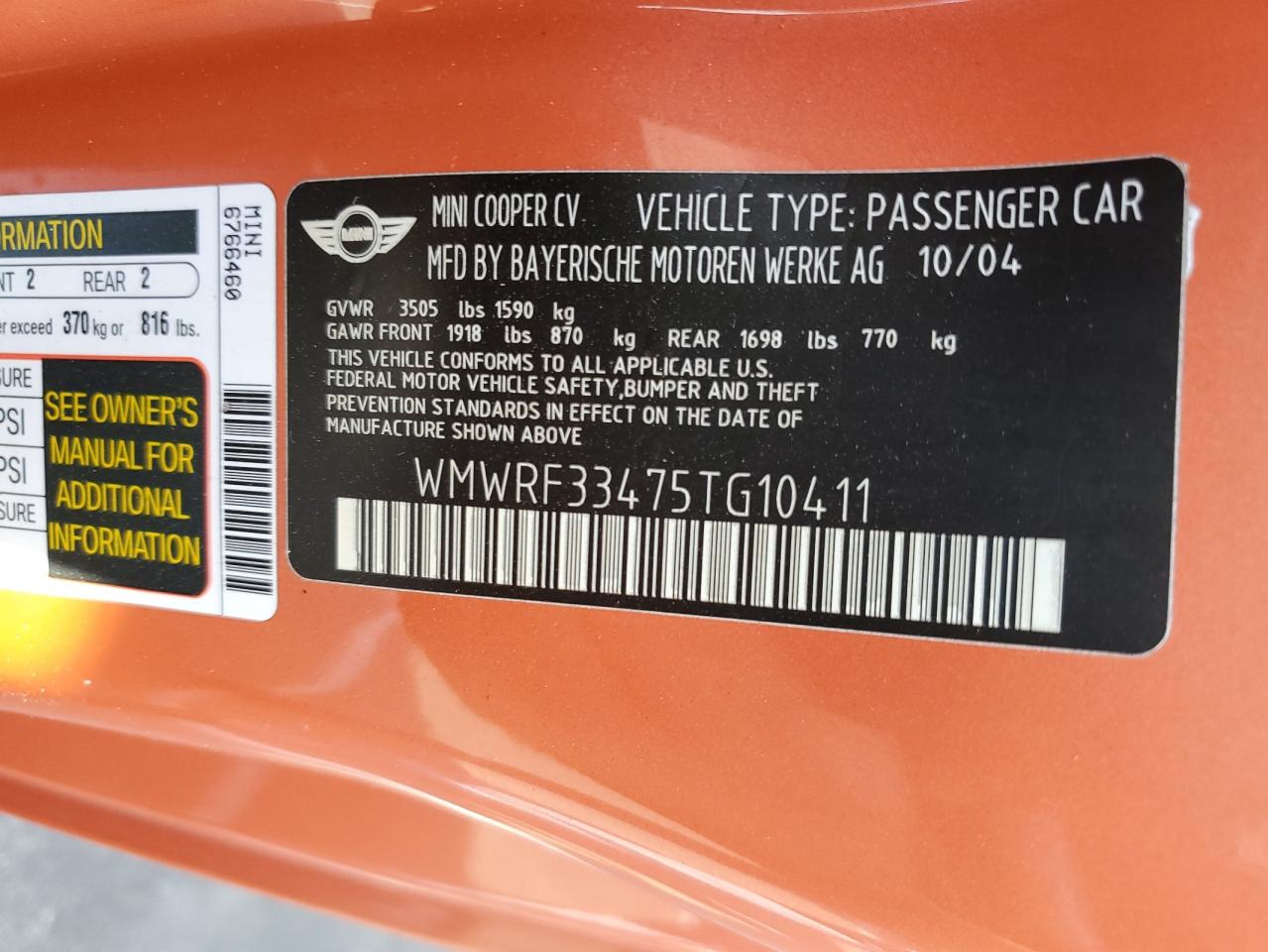 2005 MINI Cooper - Image 12
