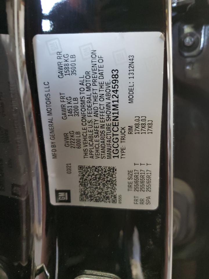 1GCGTCEN1M1245983 CHEVROLET COLORADO 2021