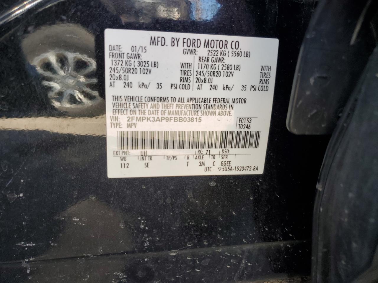 2015 Ford Edge - Image 13