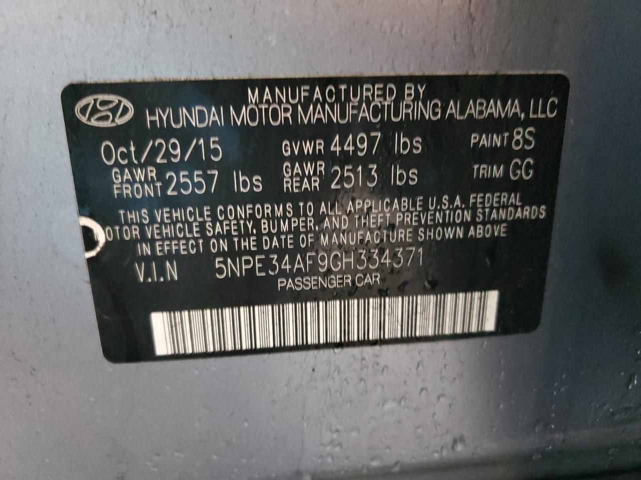 2016 Hyundai Sonata - Image 12