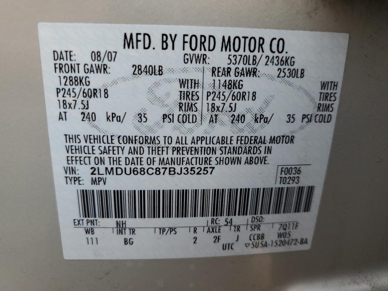 2007 Lincoln MKX - Image 13