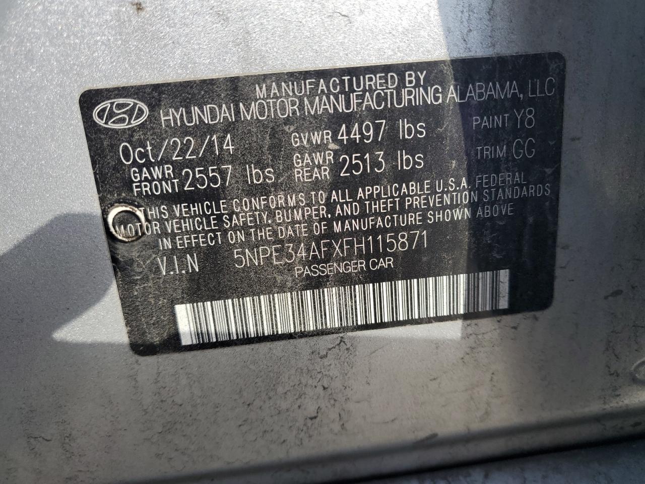 2015 Hyundai Sonata - Image 12