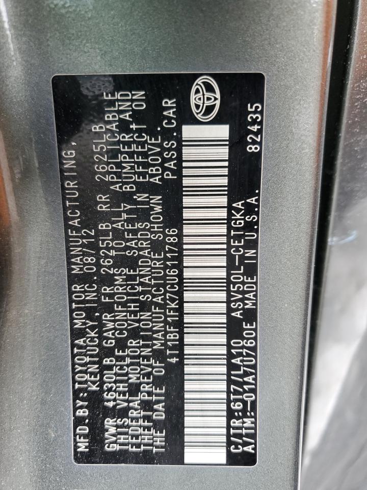 2012 Toyota Camry - Image 12