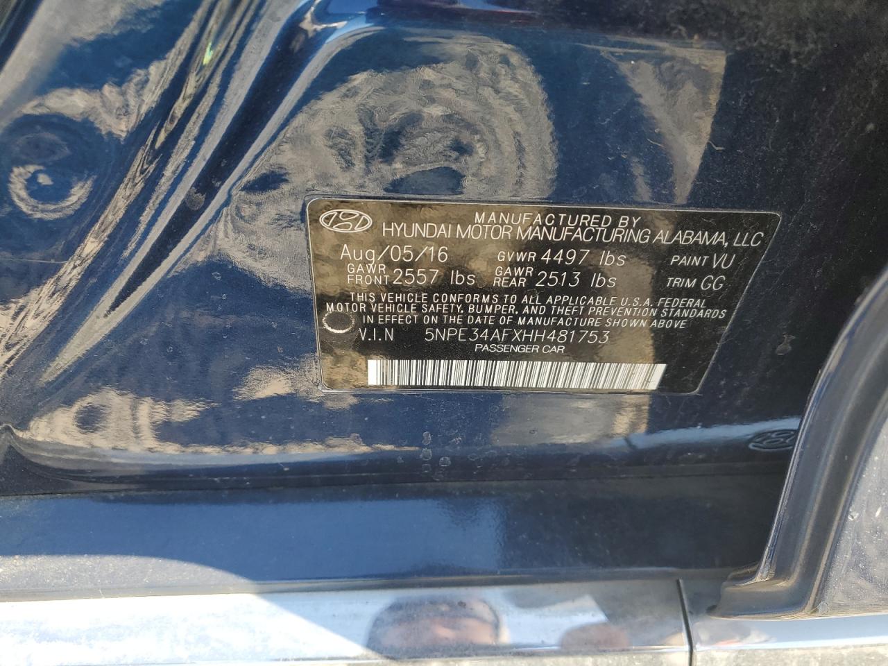 2017 Hyundai Sonata - Image 12