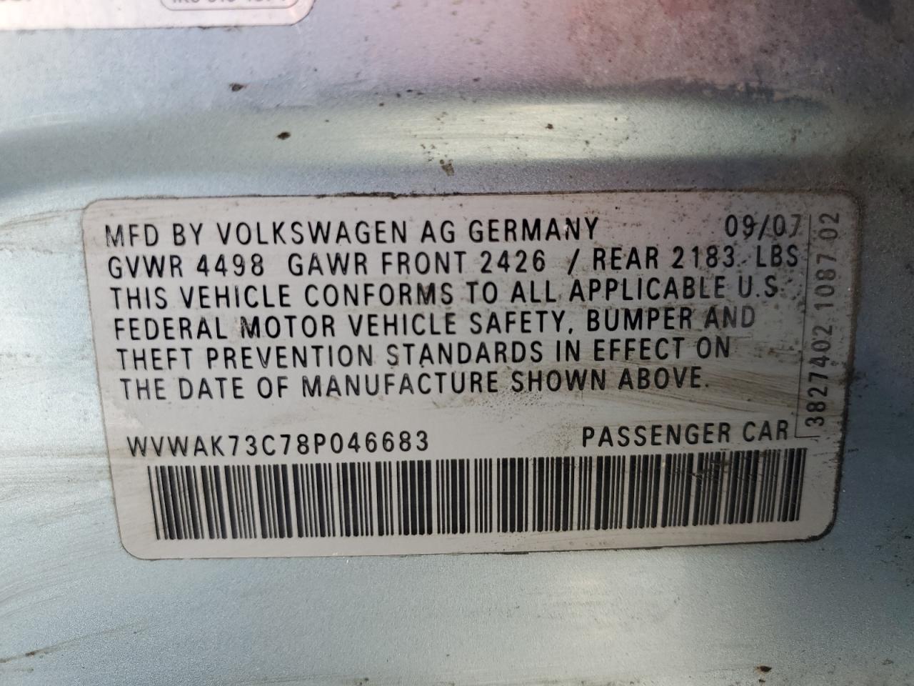2008 Volkswagen Passat - Image 12
