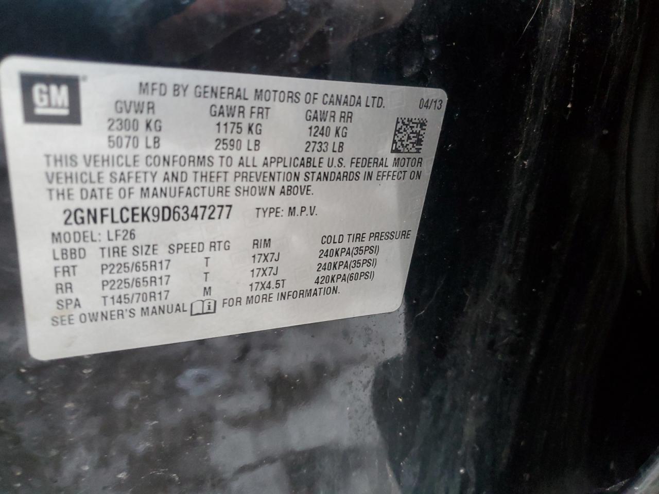 2013 Chevrolet Equinox - Image 14