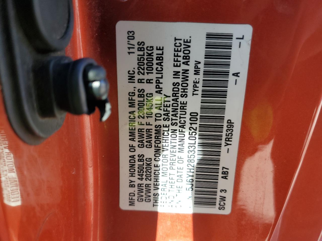 2003 Honda Element - Image 14