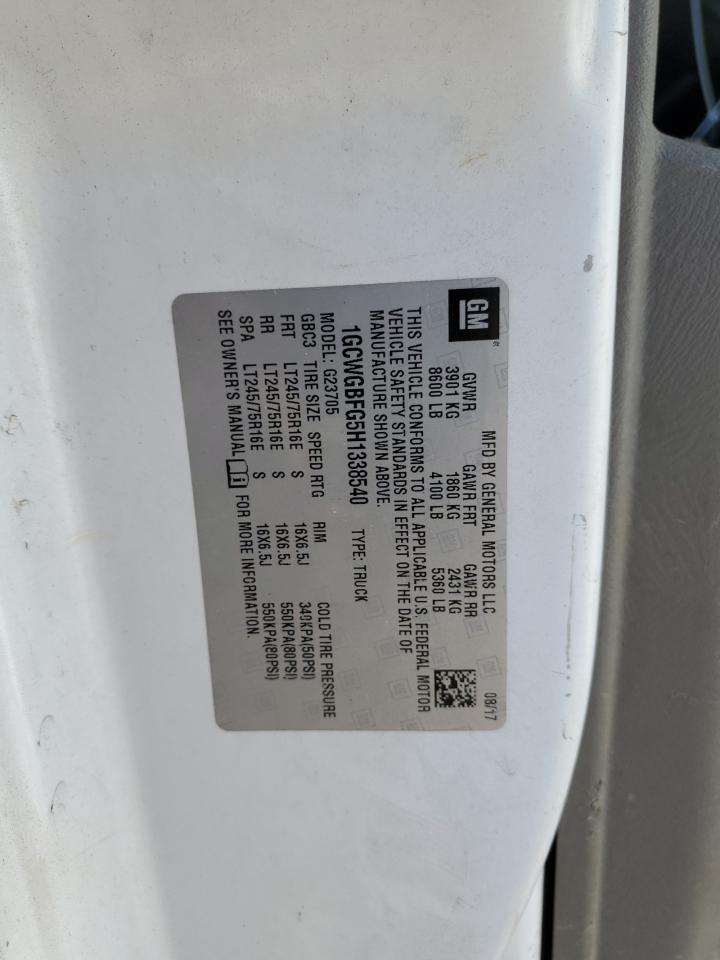 2017 Chevrolet Express - Image 13