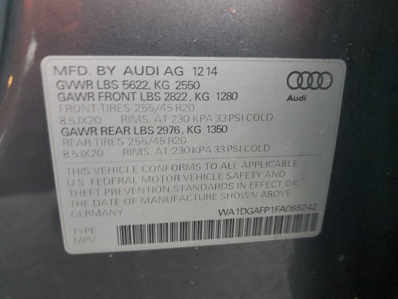 2015 Audi Q5 - Image 13