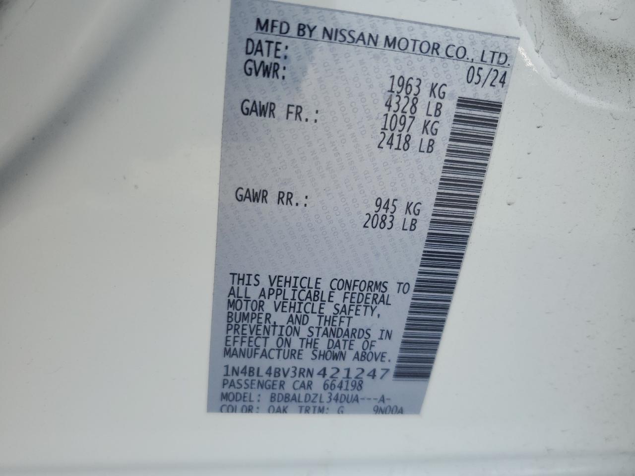 2024 Nissan Altima - Image 12