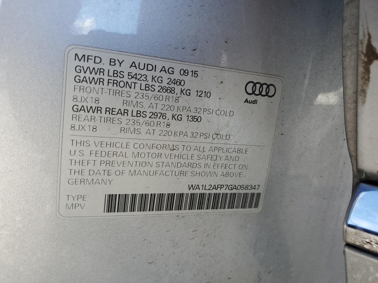 2016 Audi Q5 - Image 15