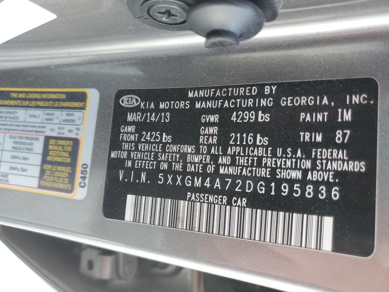 2013 Kia Optima - Image 13