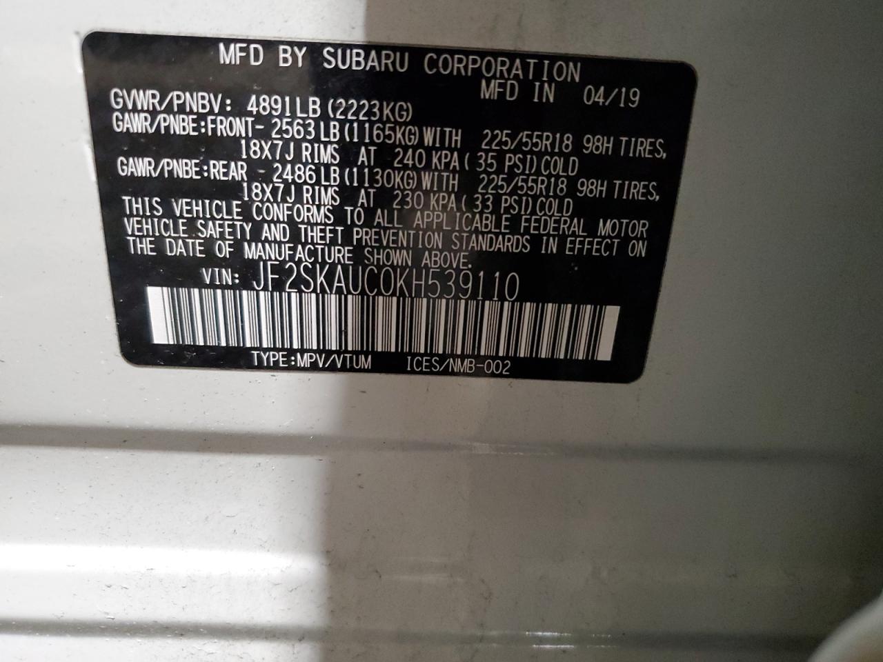 2019 Subaru Forester - Image 15