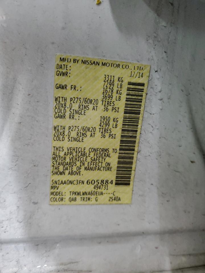 2015 Nissan Armada - Image 13