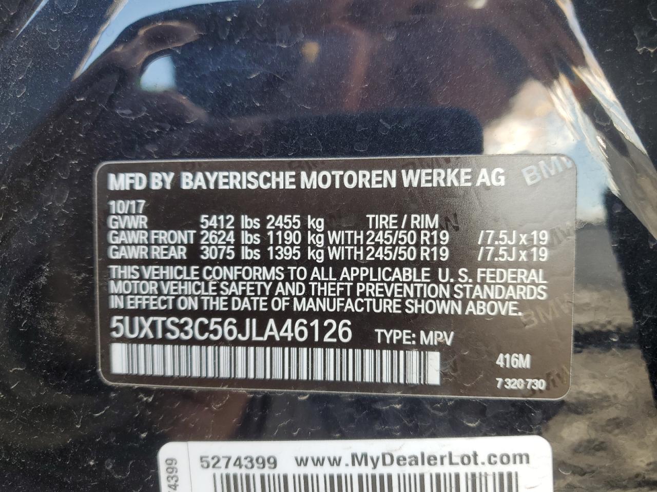 2018 BMW X3 - Image 14