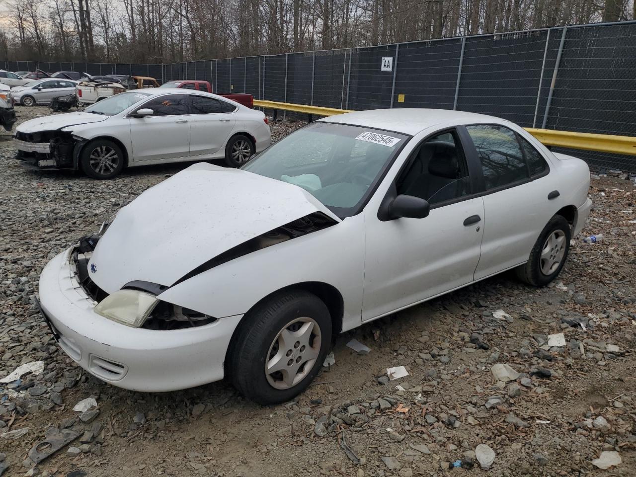2001 Chevrolet Cavalier Base продається в Waldorf, MD - Front End