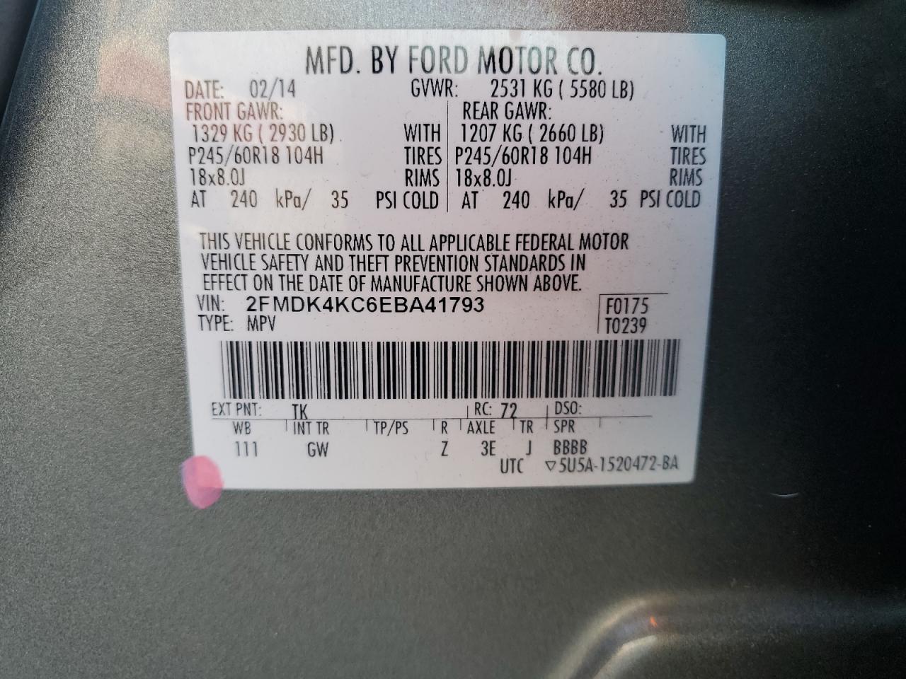 2014 Ford Edge - Image 13