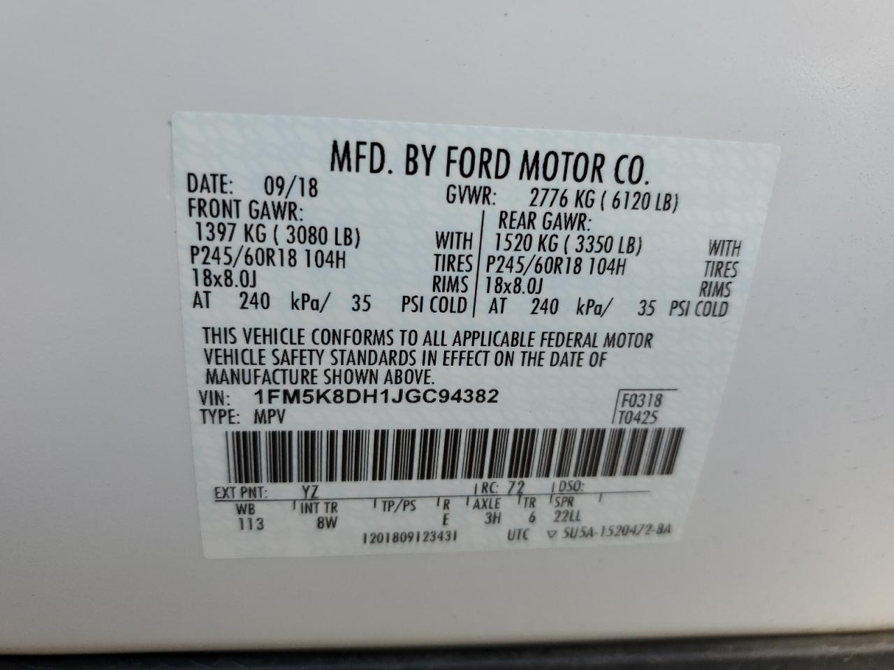 2018 Ford Explorer - Image 13