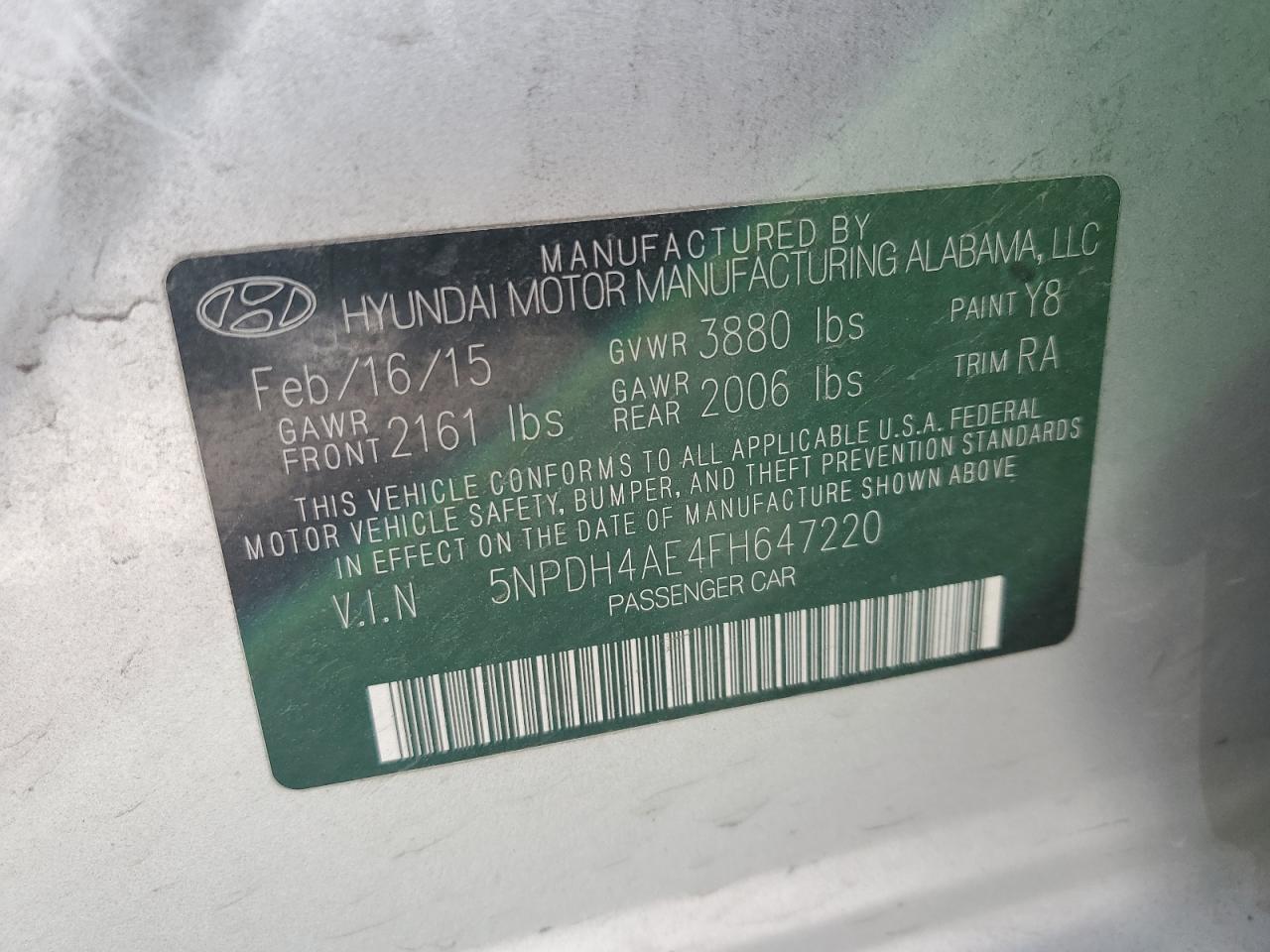 2015 Hyundai Elantra - Image 12