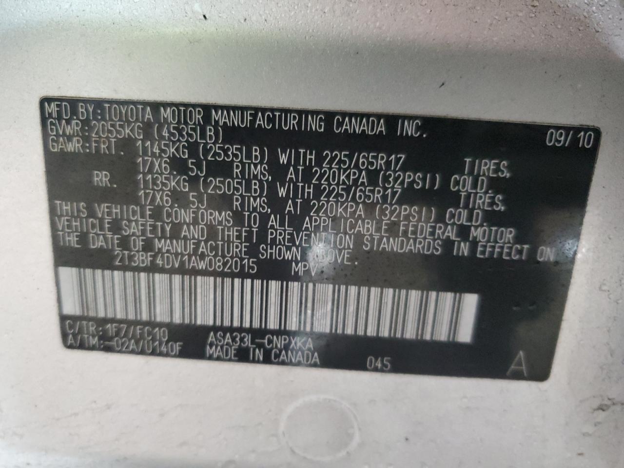 2010 Toyota RAV 4 - Image 12