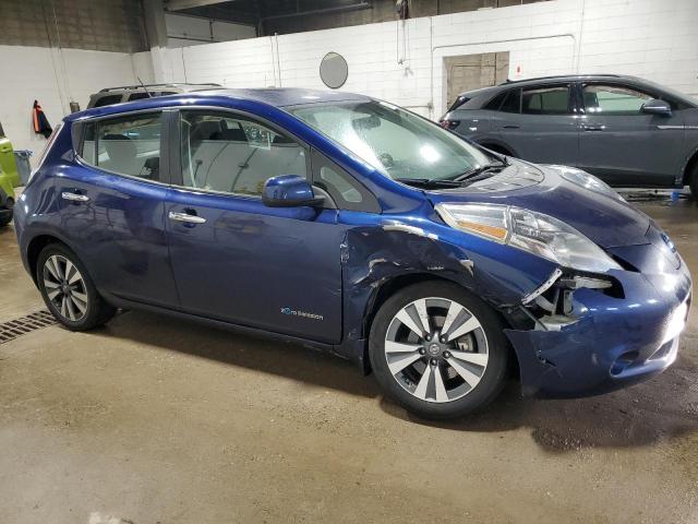  NISSAN LEAF 2017 Granatowy