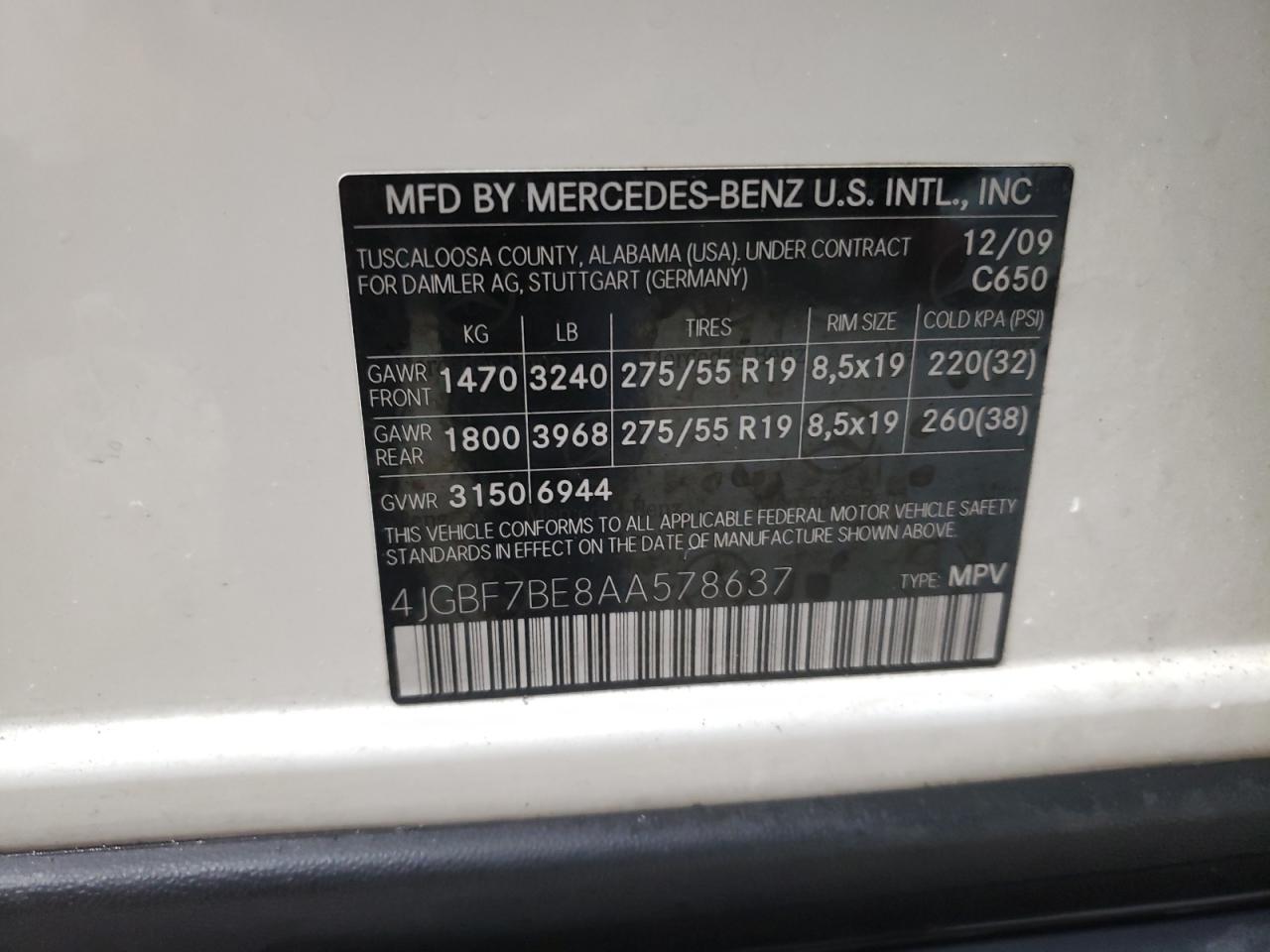 2010 Mercedes-Benz GL-klasse - Image 13