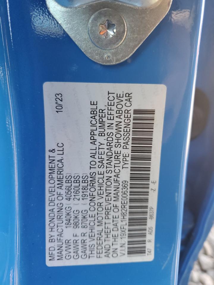 19XFL1H82RE006369 HONDA CIVIC 2024