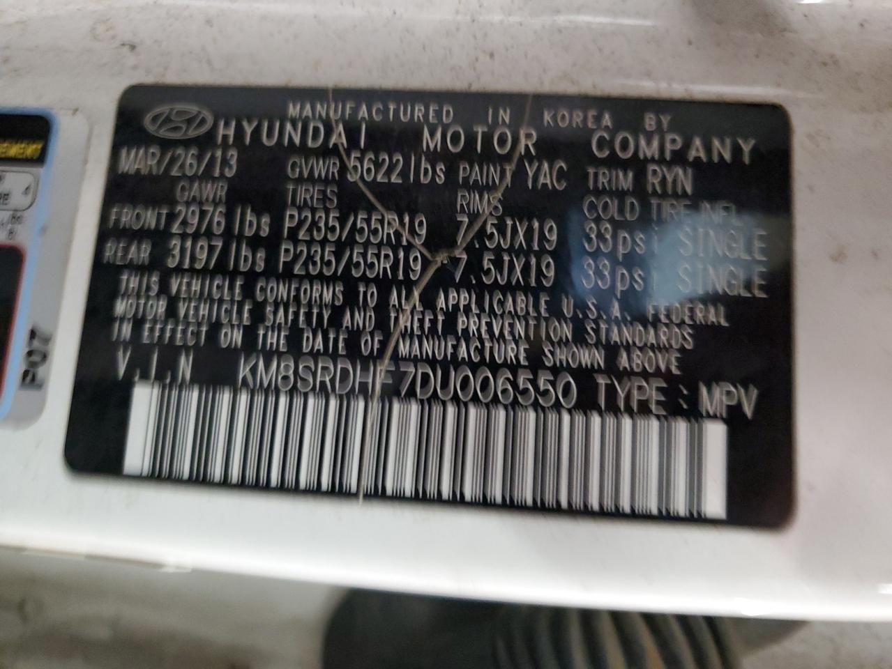 2013 Hyundai Santa Fe - Image 14