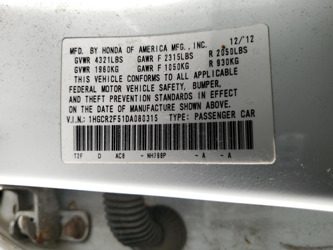 2013 Honda Accord - Image 12
