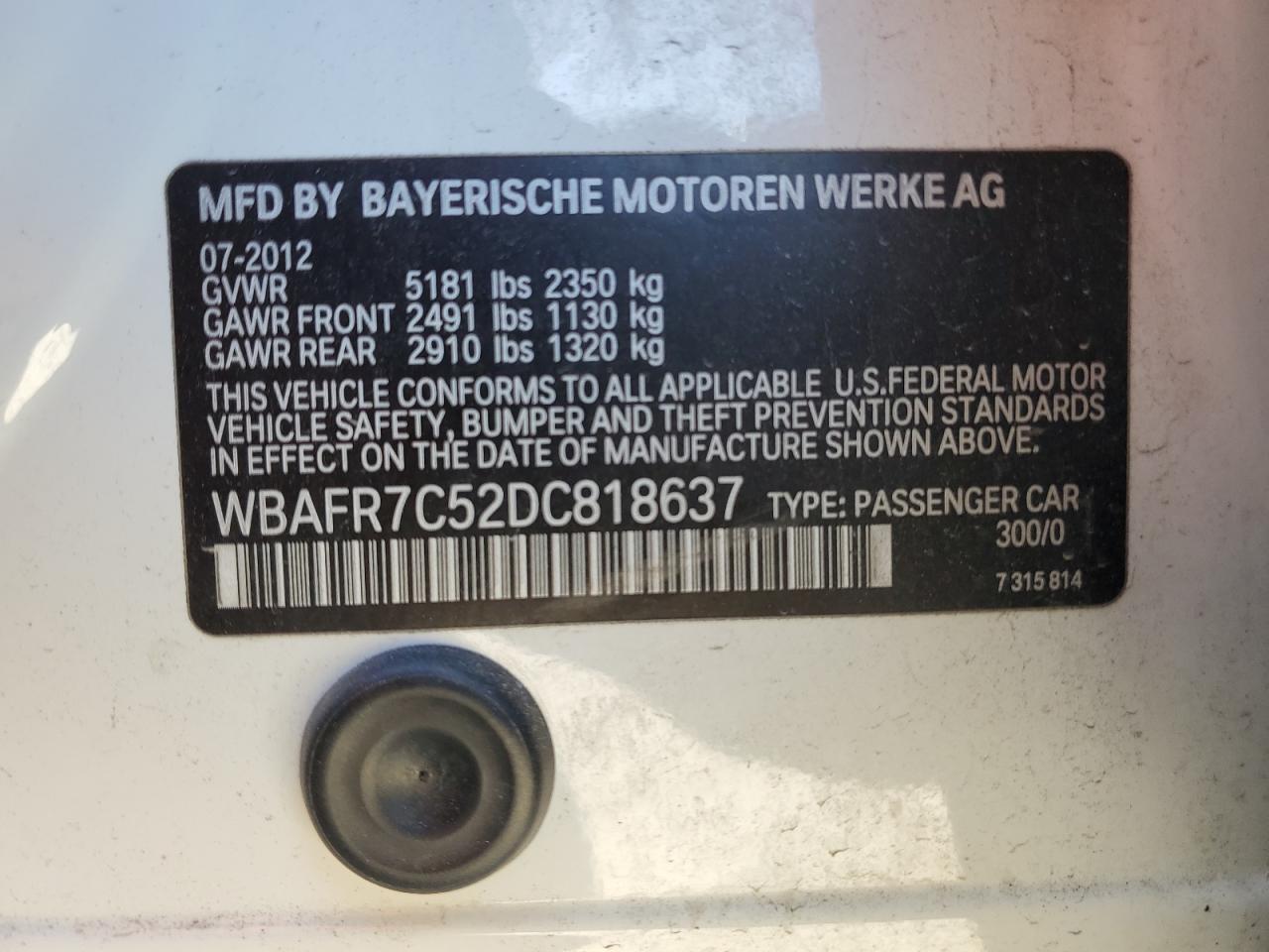2013 BMW 5er - Image 12