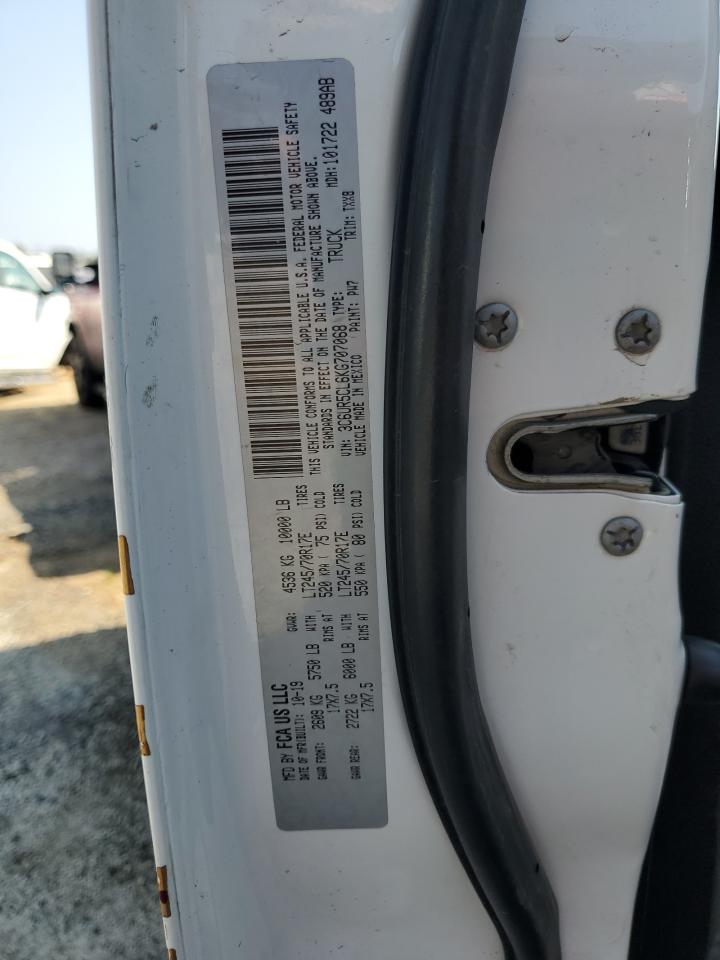 3C6UR5CL6KG707068 RAM 2500 2019