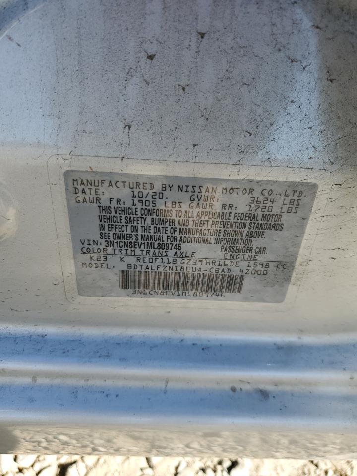 3N1CN8EV1ML809746 NISSAN VERSA 2021