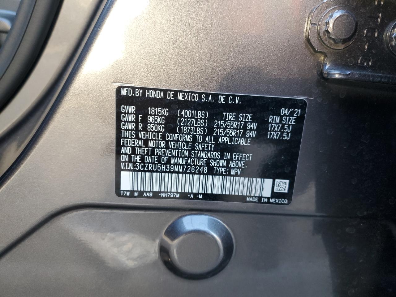 2021 Honda HR-V - Image 13
