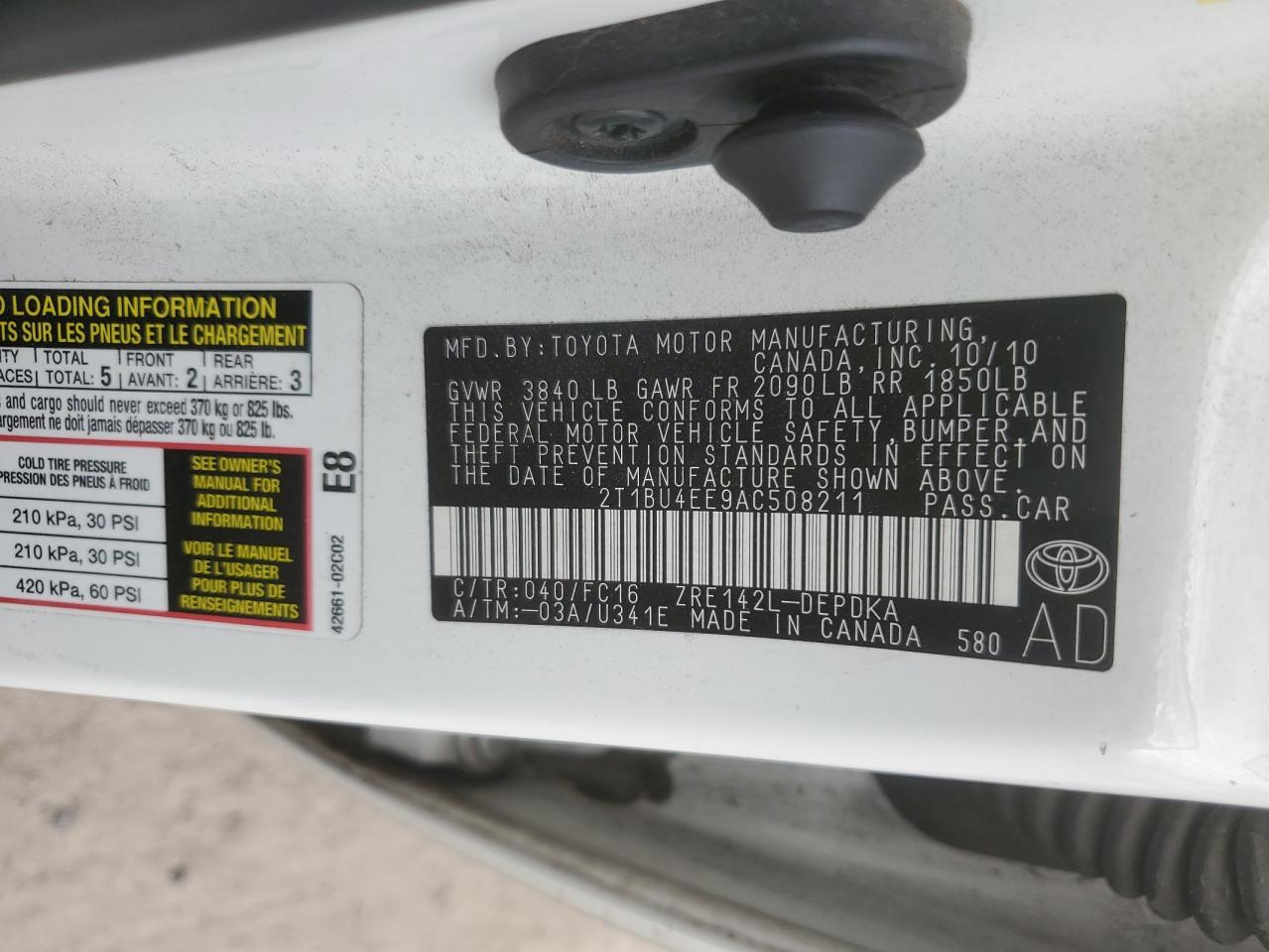 2010 Toyota Corolla - Image 12