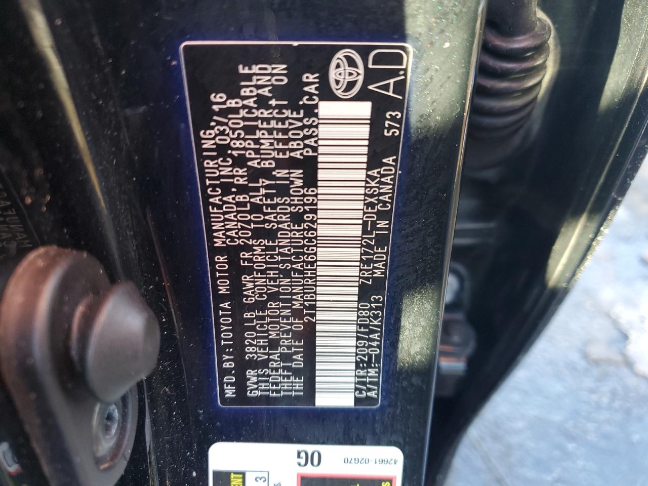 2016 Toyota Corolla - Image 12