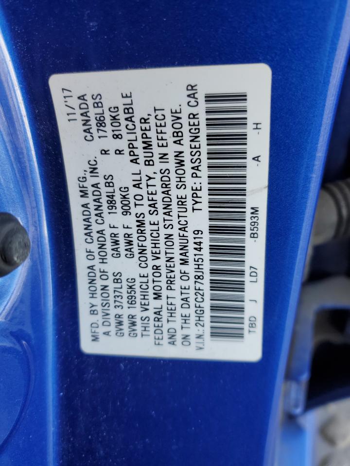 2018 Honda Civic - Image 12