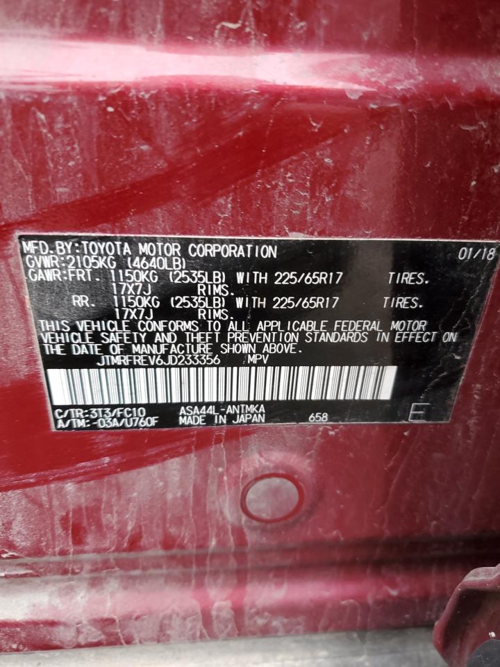 JTMRFREV6JD233356 TOYOTA RAV4 2018