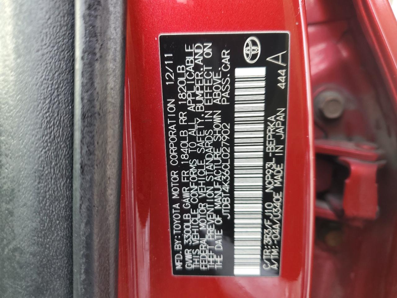 2012 Toyota Yaris - Image 12